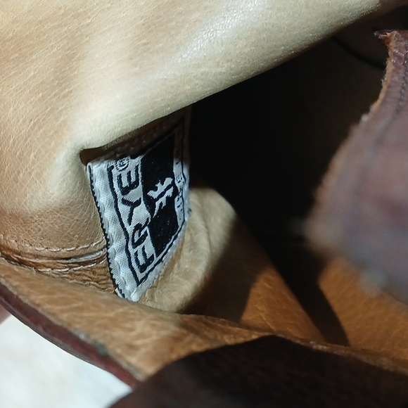 Frye Rich Brown Leather Ankle Booties Women's Sz 8.5 - Picture 10 of 12